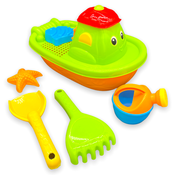 Beach Toy Play Set - Bucket &amp; Spade Outdoor Sand and Water Play for Kids