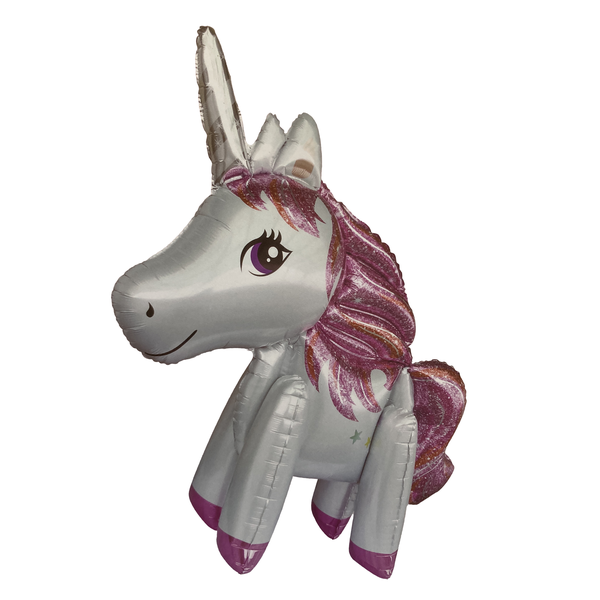 Large 102cm Unicorn Foil Balloon - Almost Life-sized for Children