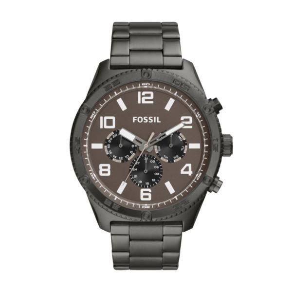 Fossil Brox Smoke Stainless Steel-BQ2533