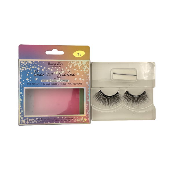 Bling Girl Self Adhesive Quick Press on eyelash #71
