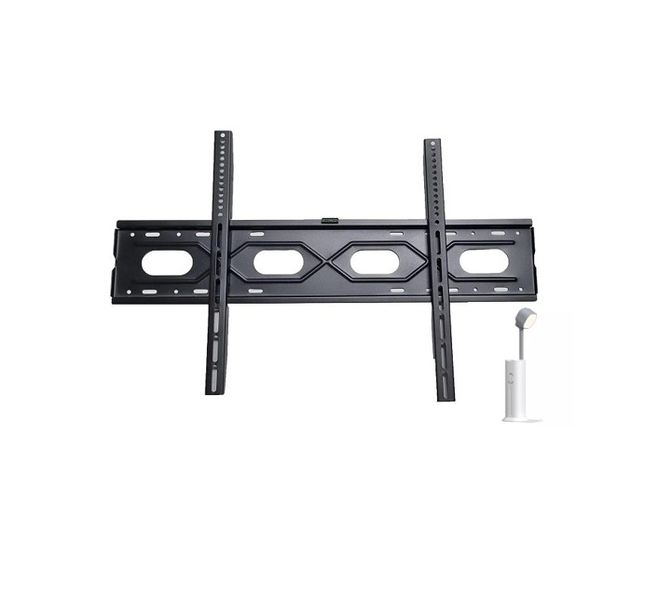 42-120 Inch Fixed Wall Mount TV Bracket + Mini Table Lamp