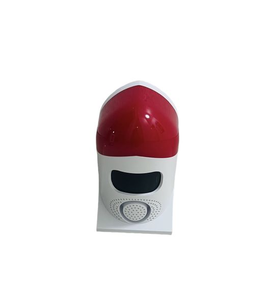 Solar Alarm PIR Sound &amp; Light Outdoor &amp; Indoor