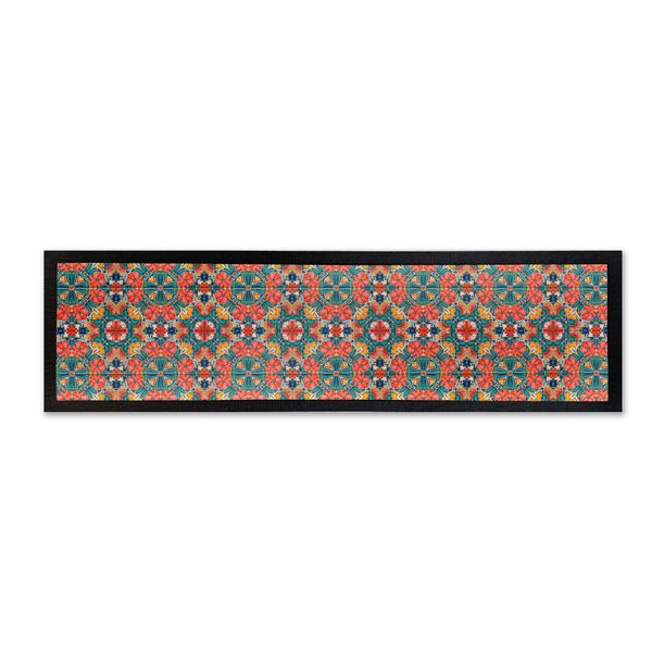 Floral Bohemian Geometry Bar mat