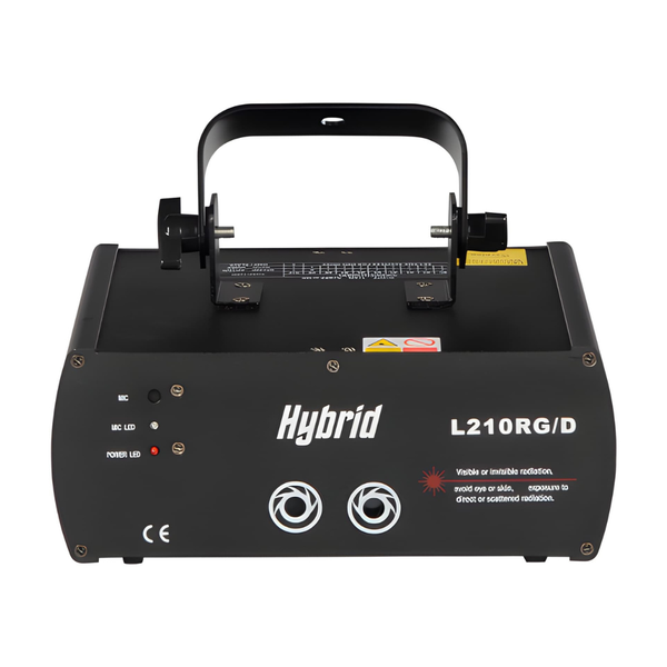 Hybrid L210RG/D Laser Light with Red/Green Laser