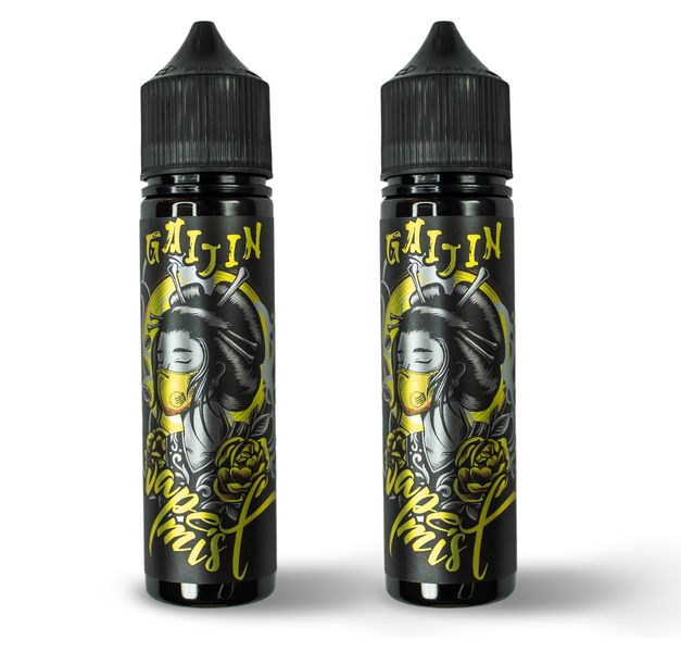 2 x Vape Juice Gaijin Lemonade Passionfruit Black Ice 60ML 9mg Vape Flavour