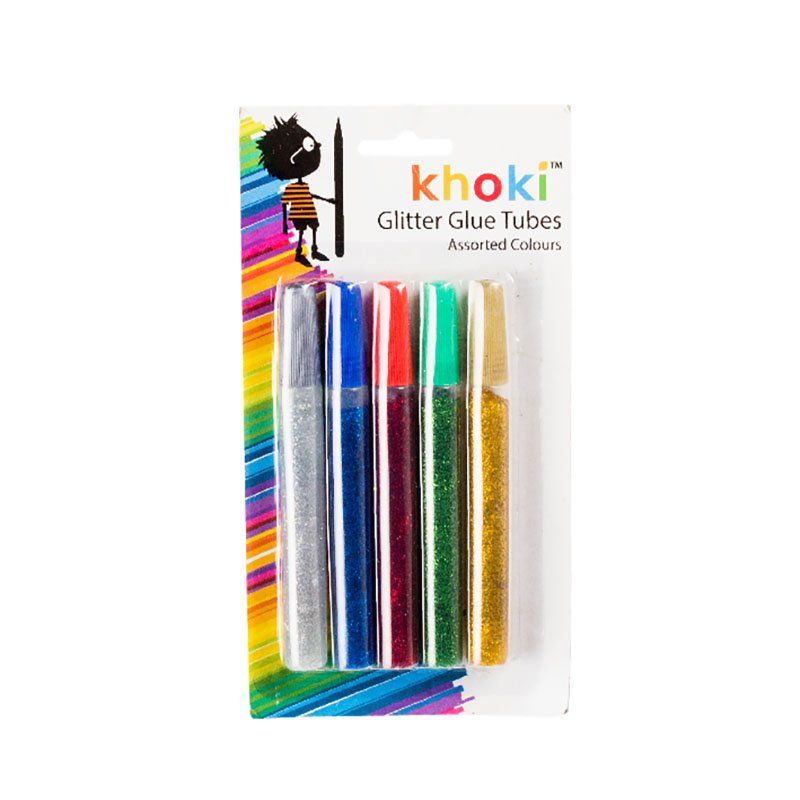 Bulk Pack x 12 Glitter and Glue 11cm Tubes 5pcs Per Pack Shop Today