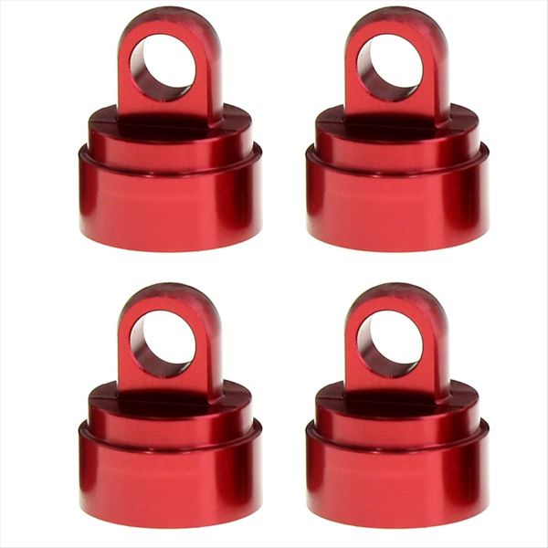 4Pcs Machined Alloy Shock Caps For Traxxas Slash 2Wd 4Wd Red