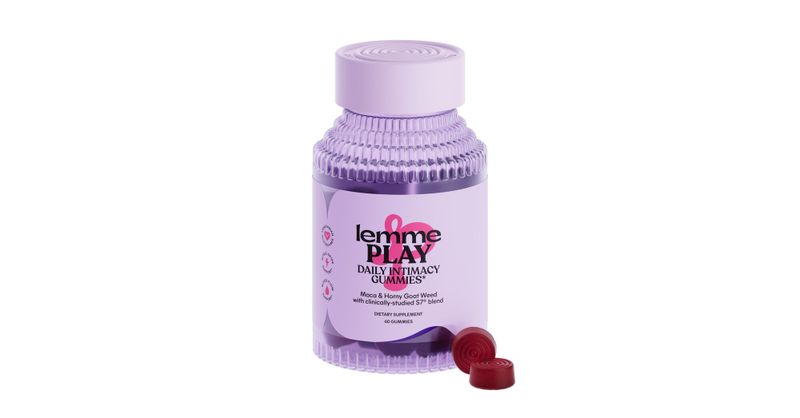 Lemme Play Daily Intimacy Gummies Cherry Flavored (60 Count)
