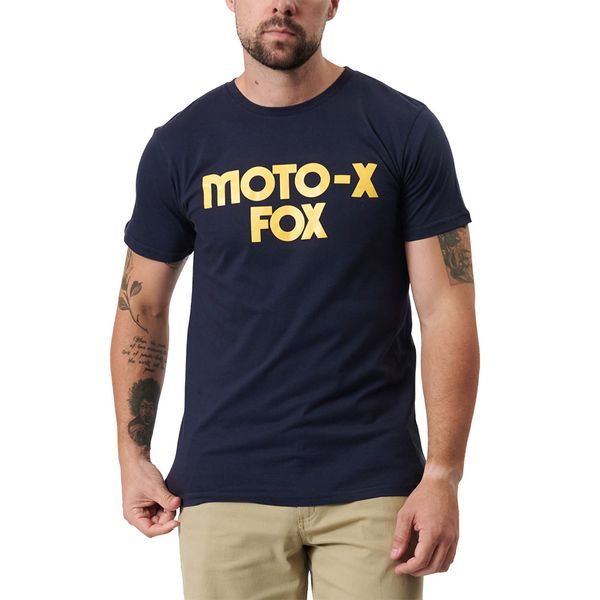 Fox Men's Moto-X Short Sleeved Tee - Navy