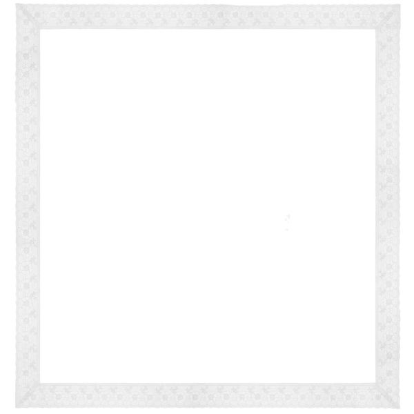 Decor Transparent Waterproof PVC Tablecloth With White Lace