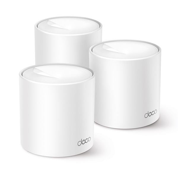 TP-Link DECOX10 AX1500 Whole Home Mesh Wi-Fi 6 System (3-Units)