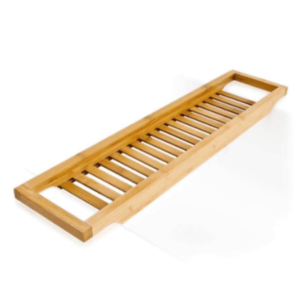Eco-Friendly Bamboo Bath Tray Caddy - 64 cm