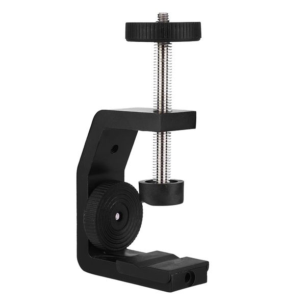 Aluminum C-Clamp 1/4" Desktop Mount For Tripods