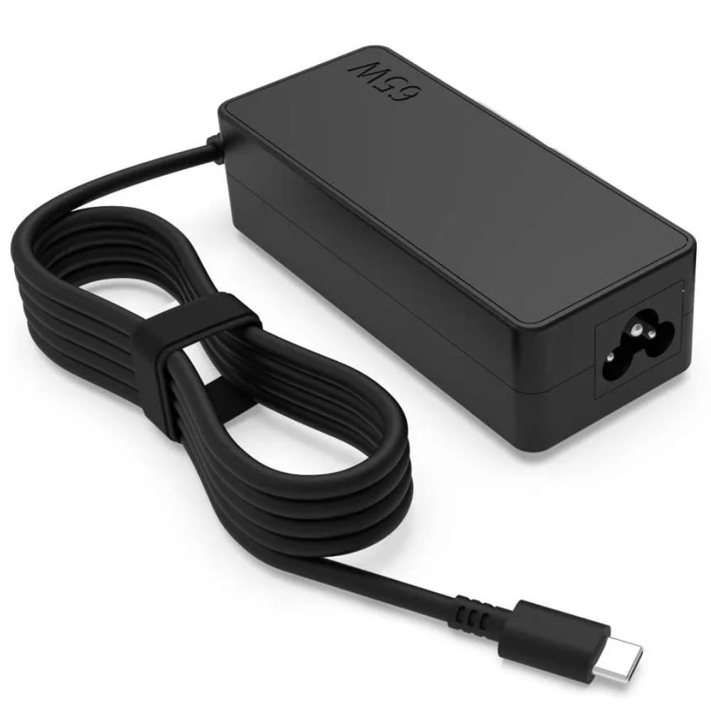 65W (15W-65W Max) Universal Travel USB-C Laptop Power AC Charger/ Adapter