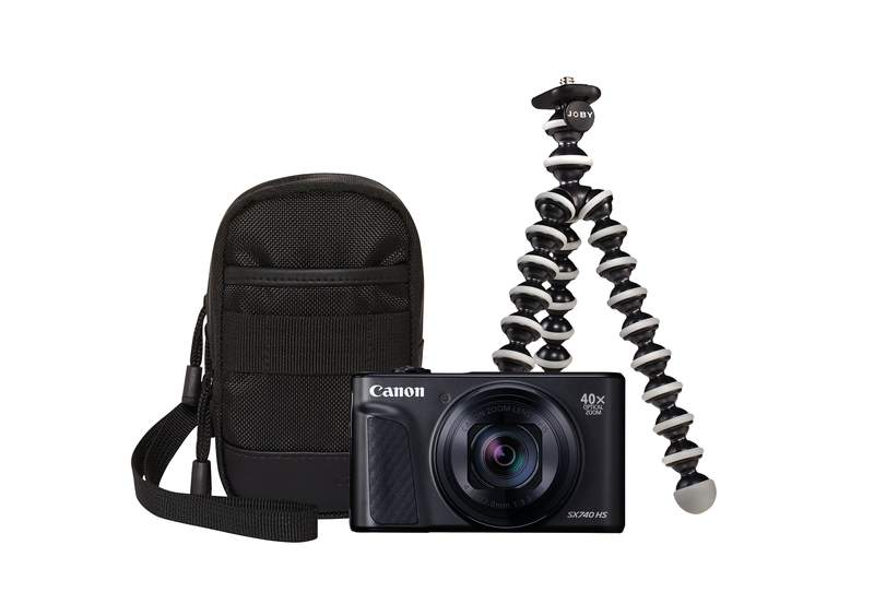 Canon PowerShot SX740 HS Lite Edition Travel Kit - Black