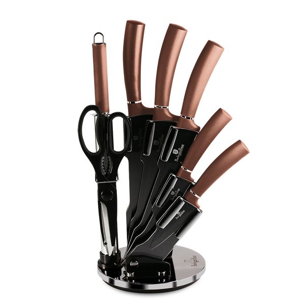 Berlinger Haus 8 Piece Knife Set - Rose Gold