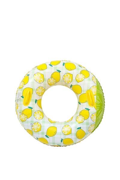 Inflatable Lemon Pool Ring, 93cm