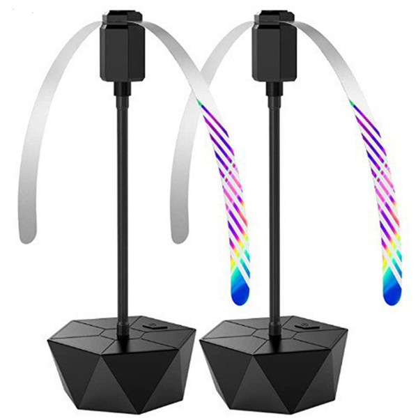 2 x Fly Fans for Tables Rechargeable Fly Repellent Fans Outdoor Indoor