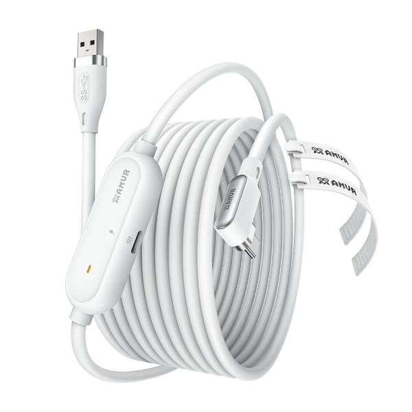 16FT Charging Link Cable Accessories Compatible with Meta Quest 3/3S/Pico 4