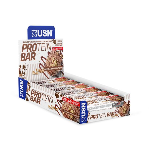 USN Pro Protein Chocolate Nut Ice Cream 12 x 68 g