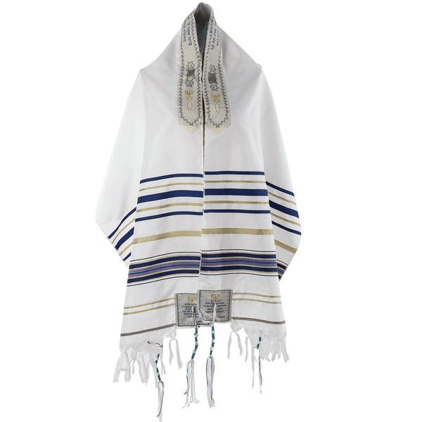 Religious Wear Messianic Tallit Prayer Shawl Jewish Prayer Shawl 130x180cm