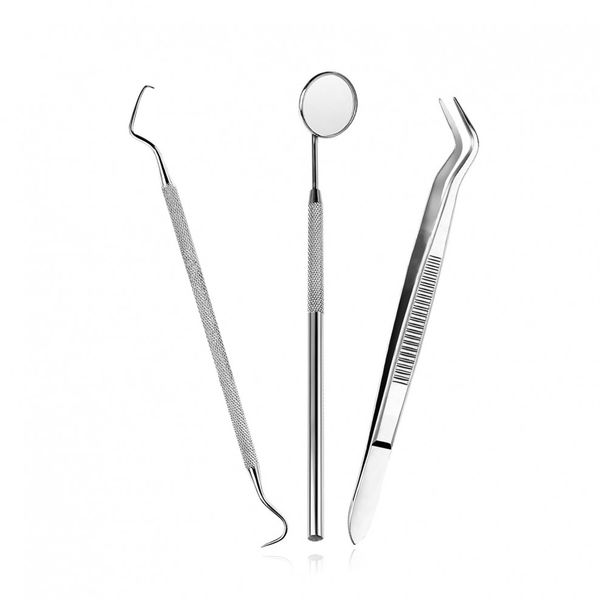 Dental Hygiene Tools Kit, Calculus, Plaque Remover - 3 Piece