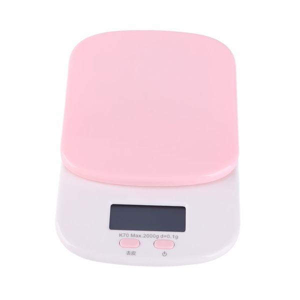 DIY Kitchen Electronic Scale 0.1g HighAccuracy Portable Mini Scale Pink