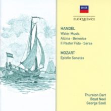 Handel: Water Music/Mozart: Epistle Sonatas (CD / Album)