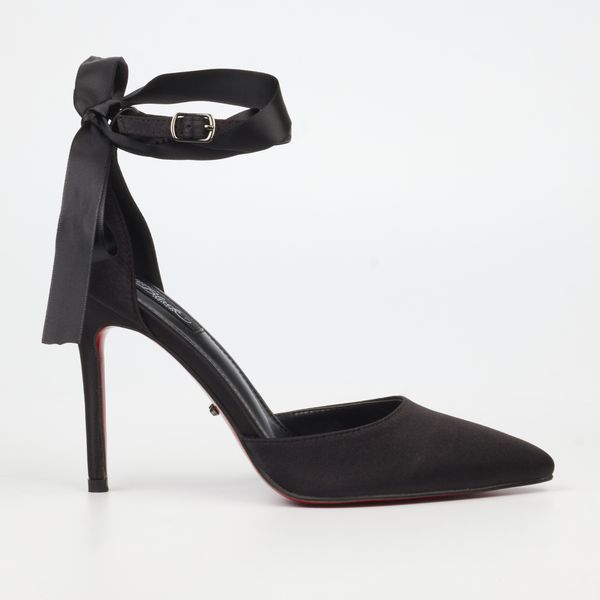 Miss Black Lola 69 Women Satin Heel Courts - Red