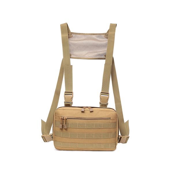 Adjustable Multi-Functional Outdoor Military Pack Tactical Hunting Bag-Tan
