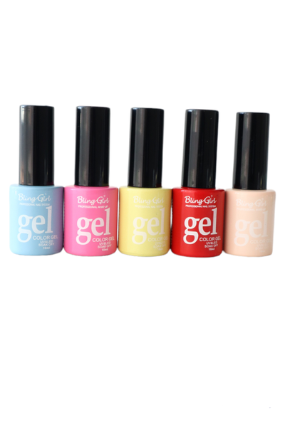 Belle Envie UV Gel Nail Polish 5 pack Kit