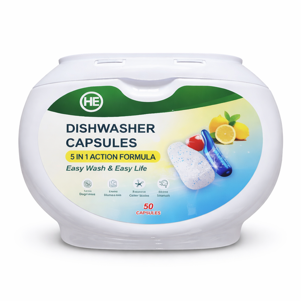 HE 5-in-1 Dishwasher Capsules - 50 Capsules