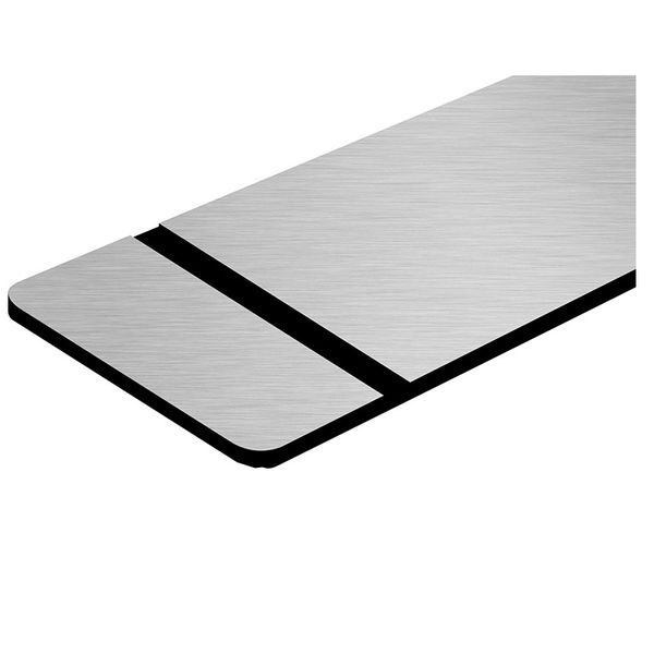 Metallic Brushed Silver Trolase Laser Engraving Material 1.6mm (610 x 305mm