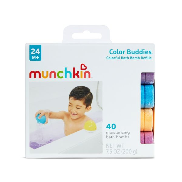 Munchkin Colour Buddies Moisturizing Bath Bomb Refills - 40-Pack