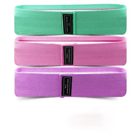 Women's Fitness Upturned Buttocks Circular Resistance Band - Set of 3 Image