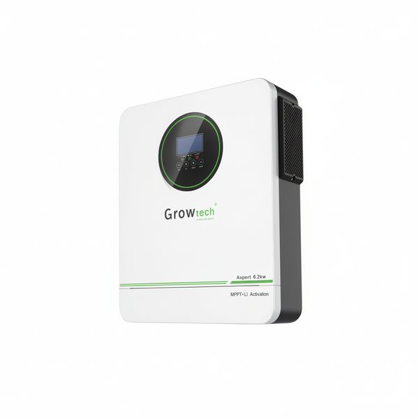 Growtech Axpert 6.2kW Pure Sine Wave Inverter 48V with 120A MPPT