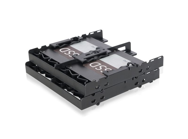 ICYDOCK Quad 2.5" SSD/HDD Tool-less Bracket for External 5.25" Drive Bay