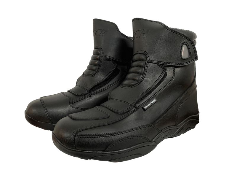 Seca Motorcycle Black Boots - Black - Uk 7