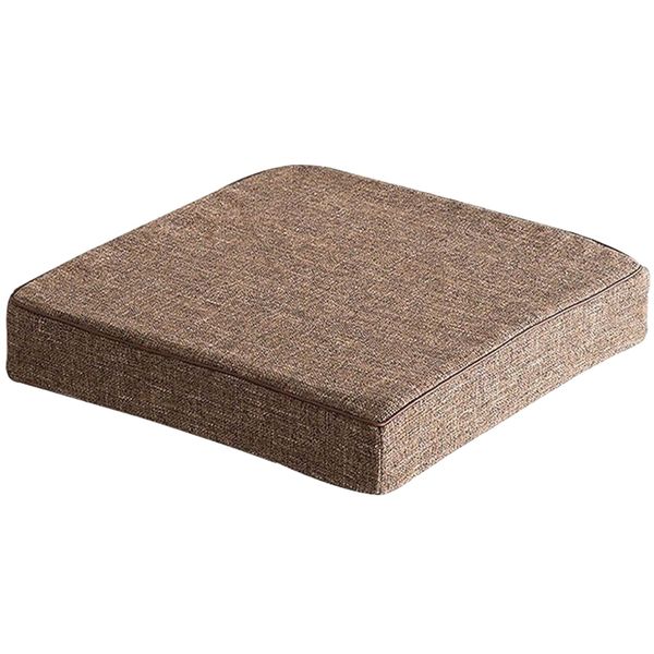 Decor Thick Linen Non-Slip Square Comfortable Chair Seat Cushion - 40cm