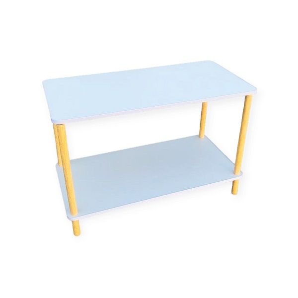 Simple Multifunctional Rectangular Wooden Bedside Table 80 x 40 x 53cm