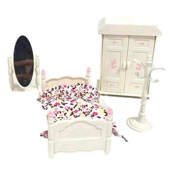 B06 bed, wardrobe, coat rack and freestanding mirror