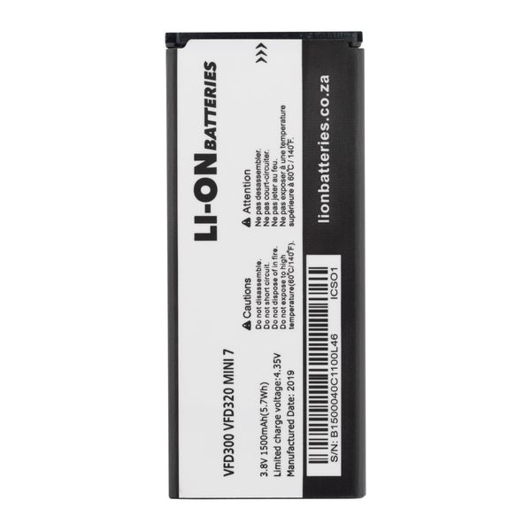 Lion High Capacity Vodaphone VFD300 VFD320 MINI 7 Replacement Battrery