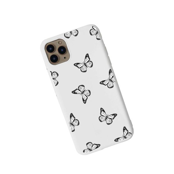 Butterfly Pattern TPU Cover for iPhone 13 Series