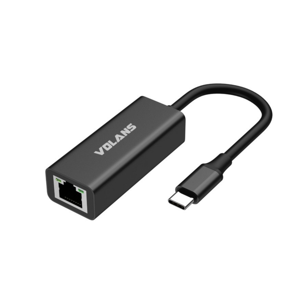Volans USB-C to 2.5Gbps Ethernet Adapter | Ultra-Fast RJ45 Network