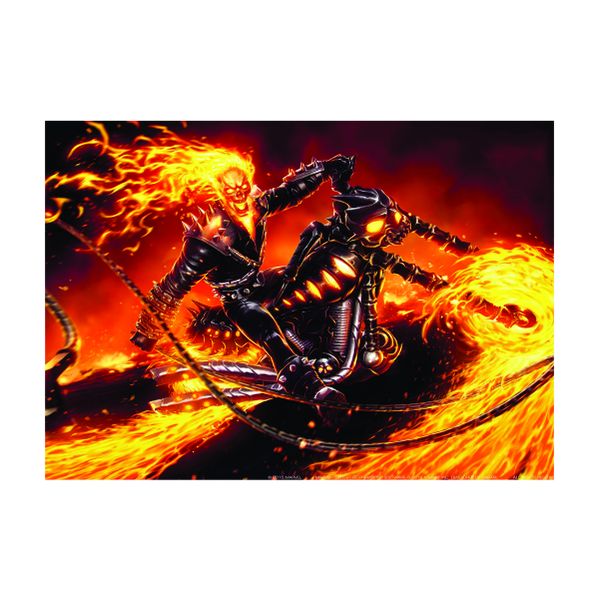 Ghost Rider Flames - A1 Poster