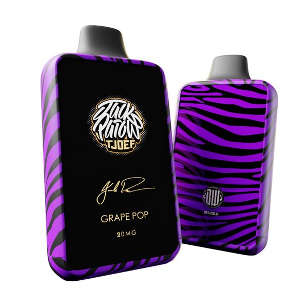 Jack Parow Tjoef MMF Dispo Vape 10k Puffs 20MG - Grape POP (Pack of 5)