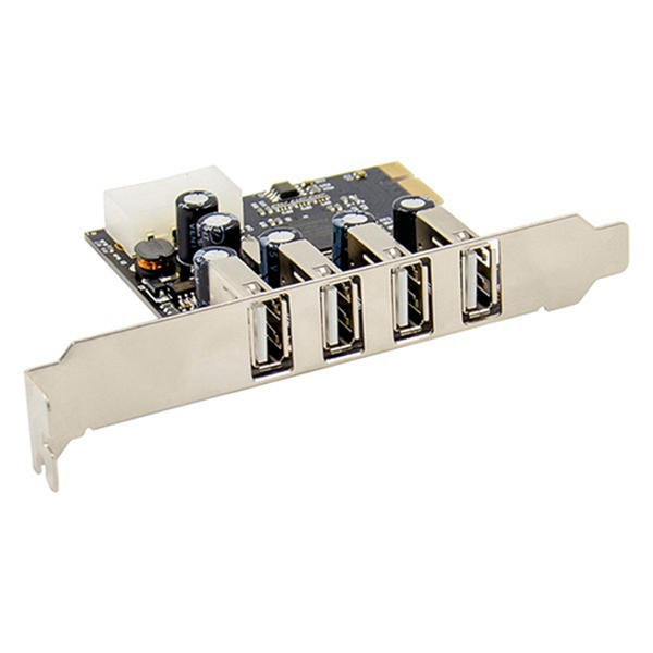PCI-E to 4 Ports USB 2.0 Converter Card PCIE USB2.0 Adapter Card