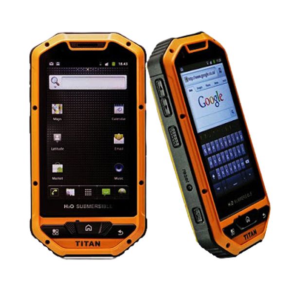 Titan Rugged Smartphone 4GB Single Sim- Black &amp; Yellow