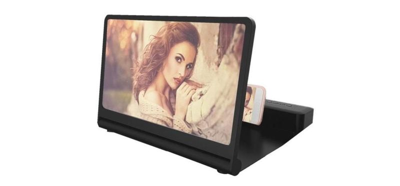 JRY Phone Screen Magnifier with Bluetooth Speaker