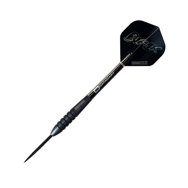 Datadart Black - Torpedo Ringed Steel Tip Dart